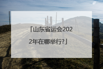 山东省运会2022年在哪举行?