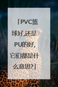 PVC篮球好,还是PU的好,它们都是什么意思?