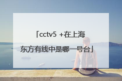 cctv5 +在上海东方有线中是哪一号台