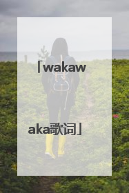 wakawaka歌词