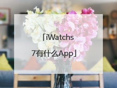 iWatchs7有什么App